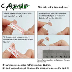 Cyflymder 10pcs Aurora Almond Press On Nails Short French Fake Nails Butterfly 3D Design False Nail Full Cover Wearable Manicure Nail Tips