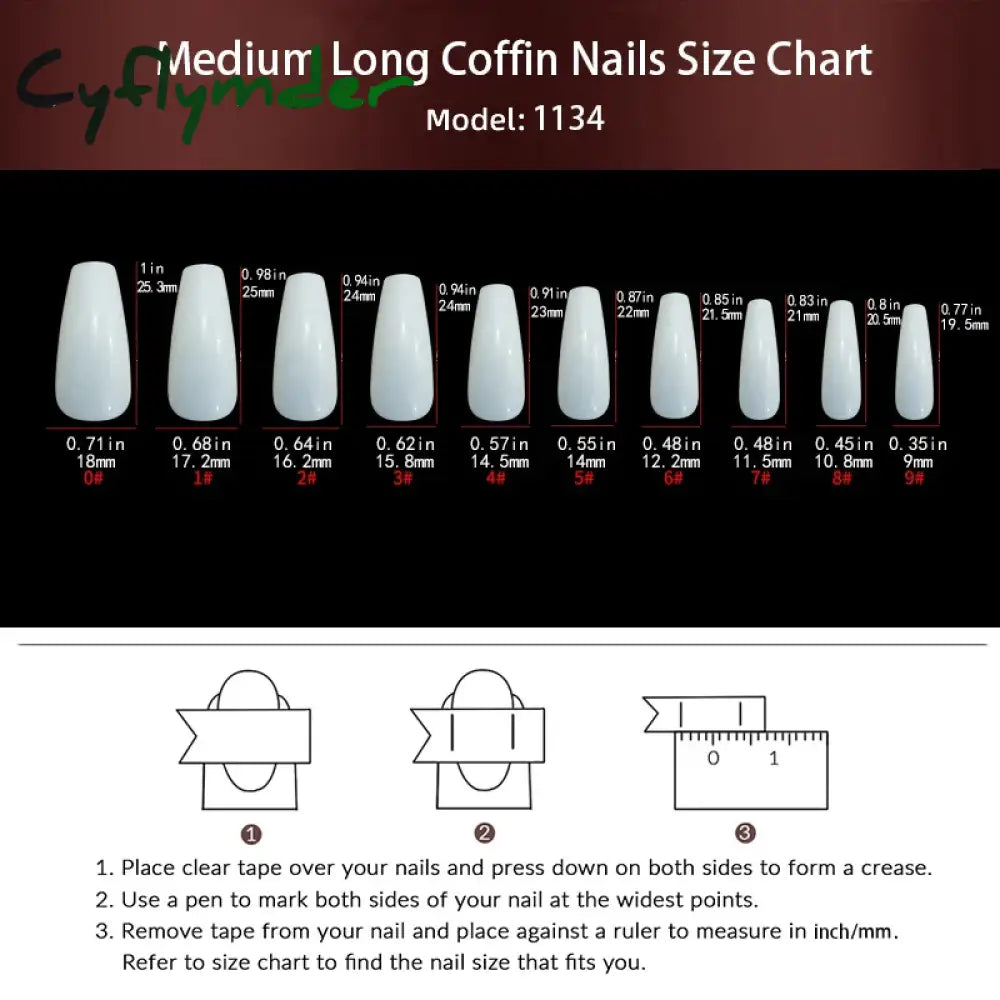 Cyflymder 24 Pcs Glossy Medium Long Ballerina Press On Nail Pink And Purple Gradient Fake Nail Artificial Solid Color False Nail For Women