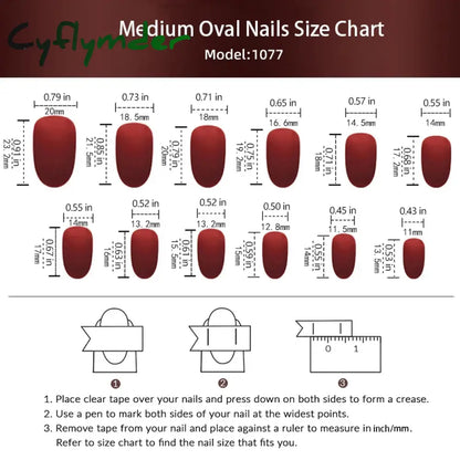 Cyflymder 24 Pcs Medium Oval Press On Nails Pink Gradient Stripe Pattern Fake Nails Glossy Artificial Finger Manicure False Nails