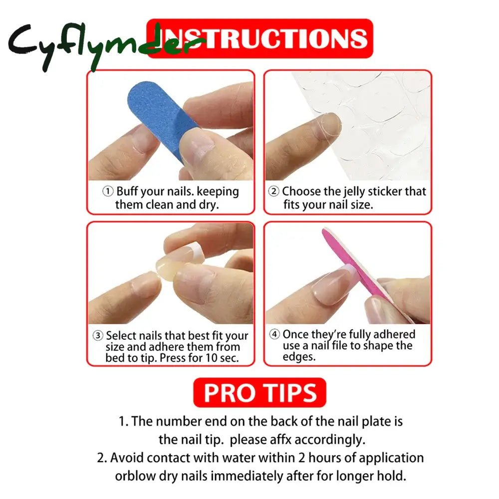 Cyflymder 24Pc Short Size French Oval White Gradient Minimalist style Women Full Coverage Wearable Fake Nails Set