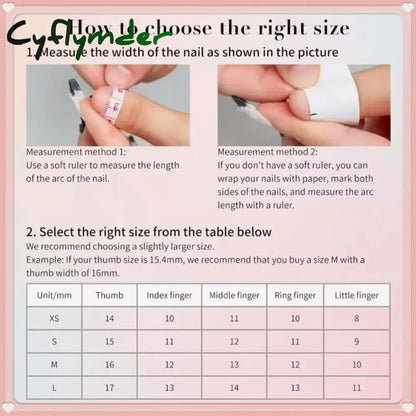 Cyflymder French Handmade Manicure Medium Almond Fake Nails Elegant & Minimalist  Nails Press On Nails Design with Adhesive Nail File Set